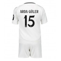 Fotballdrakt Barn Real Madrid Arda Guler #15 Hjemmedraktsett 2024-25 Kortermet (+ Korte bukser)